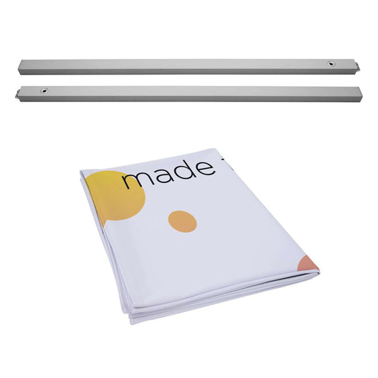 Flex Banner Display Replacement Graphic Banner and Rails Add-On