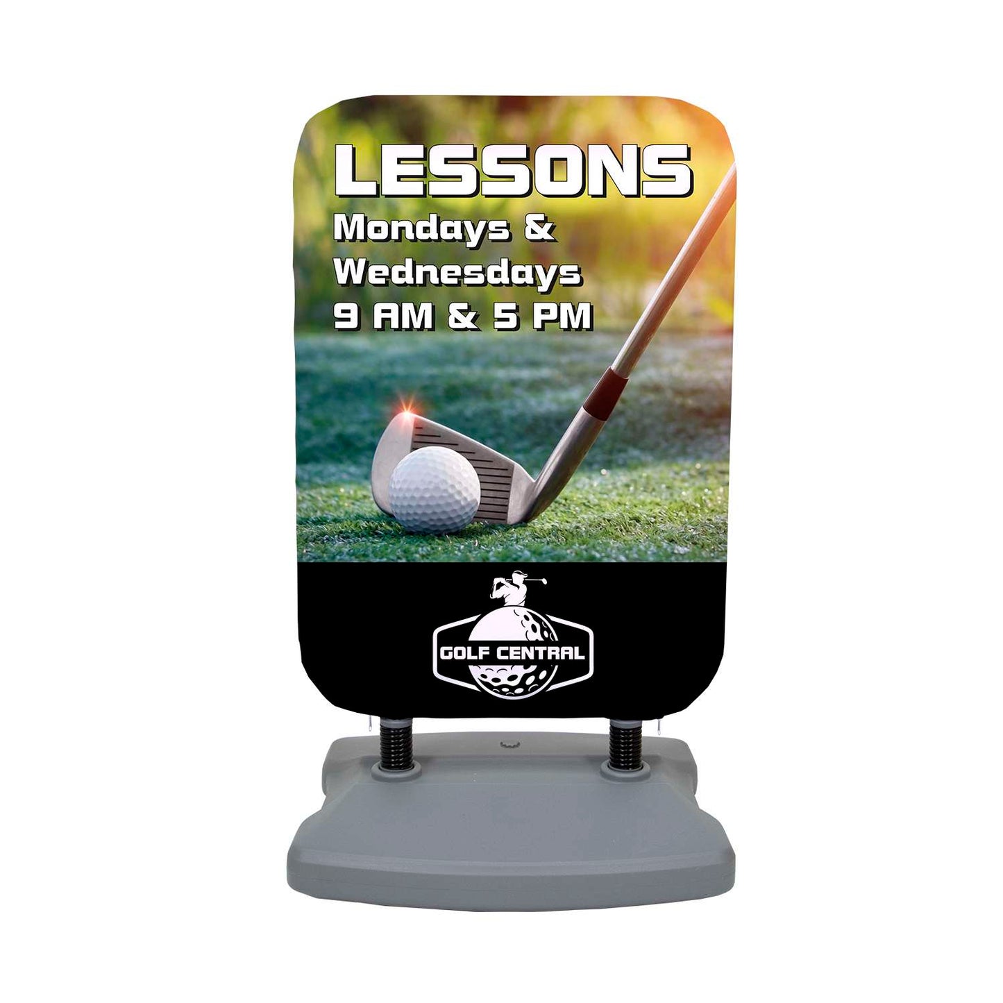 50" EuroFit Flex Sign Kit with Ballast Base