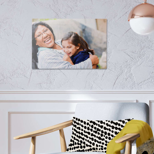 12"W X 18"H Glossy Aluminum Print with Shadow Mount