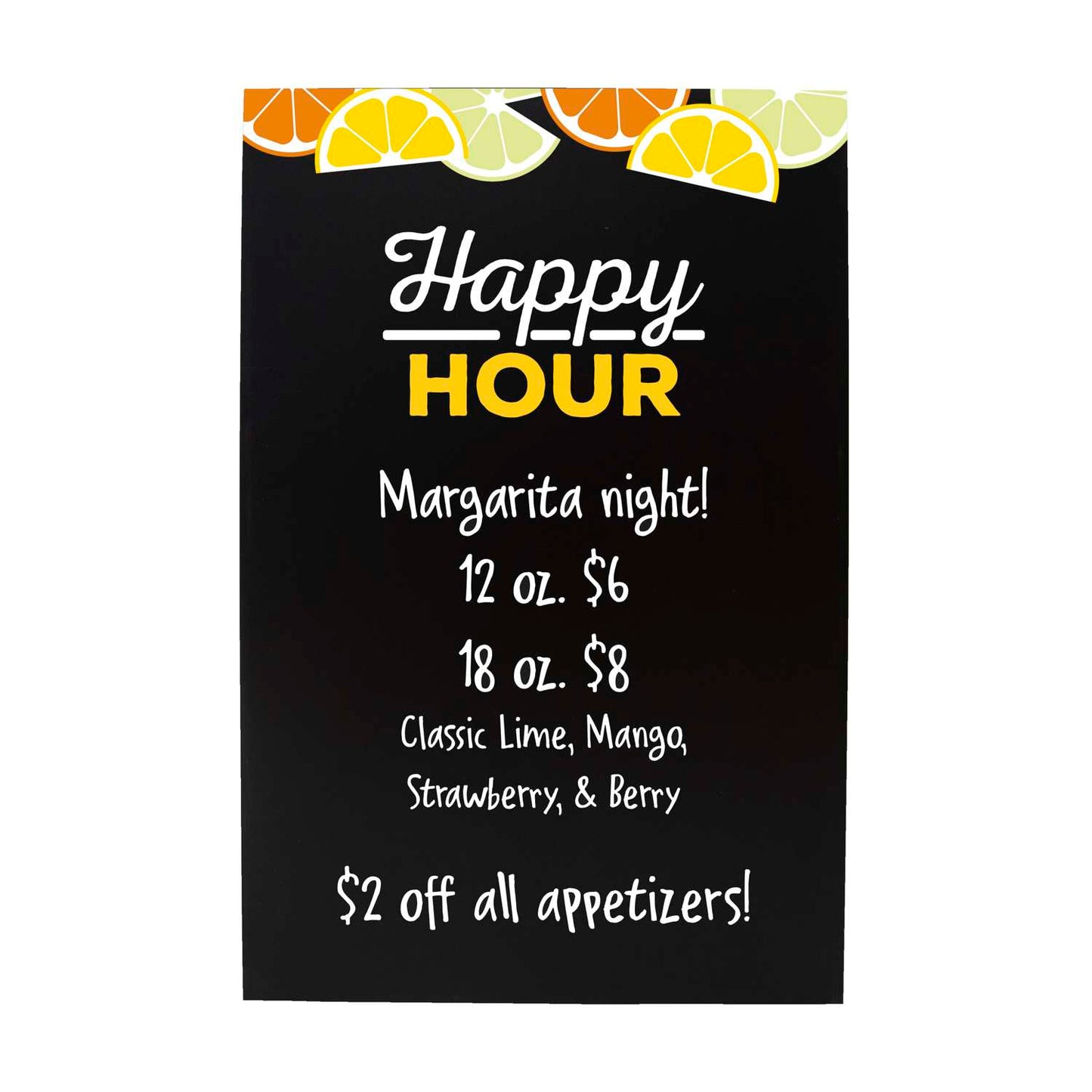 Signicade Deluxe A-frame Imprinted Chalkboard Insert (Single-Sided)