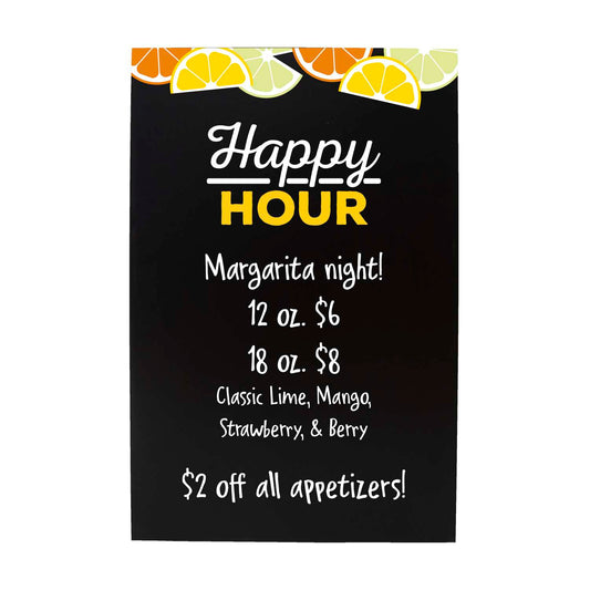 Signicade Deluxe A-frame Imprinted Chalkboard Insert (Single-Sided)