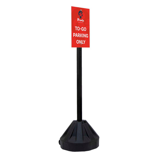 60" Rover Portable Sign Post Single-Sided Kit