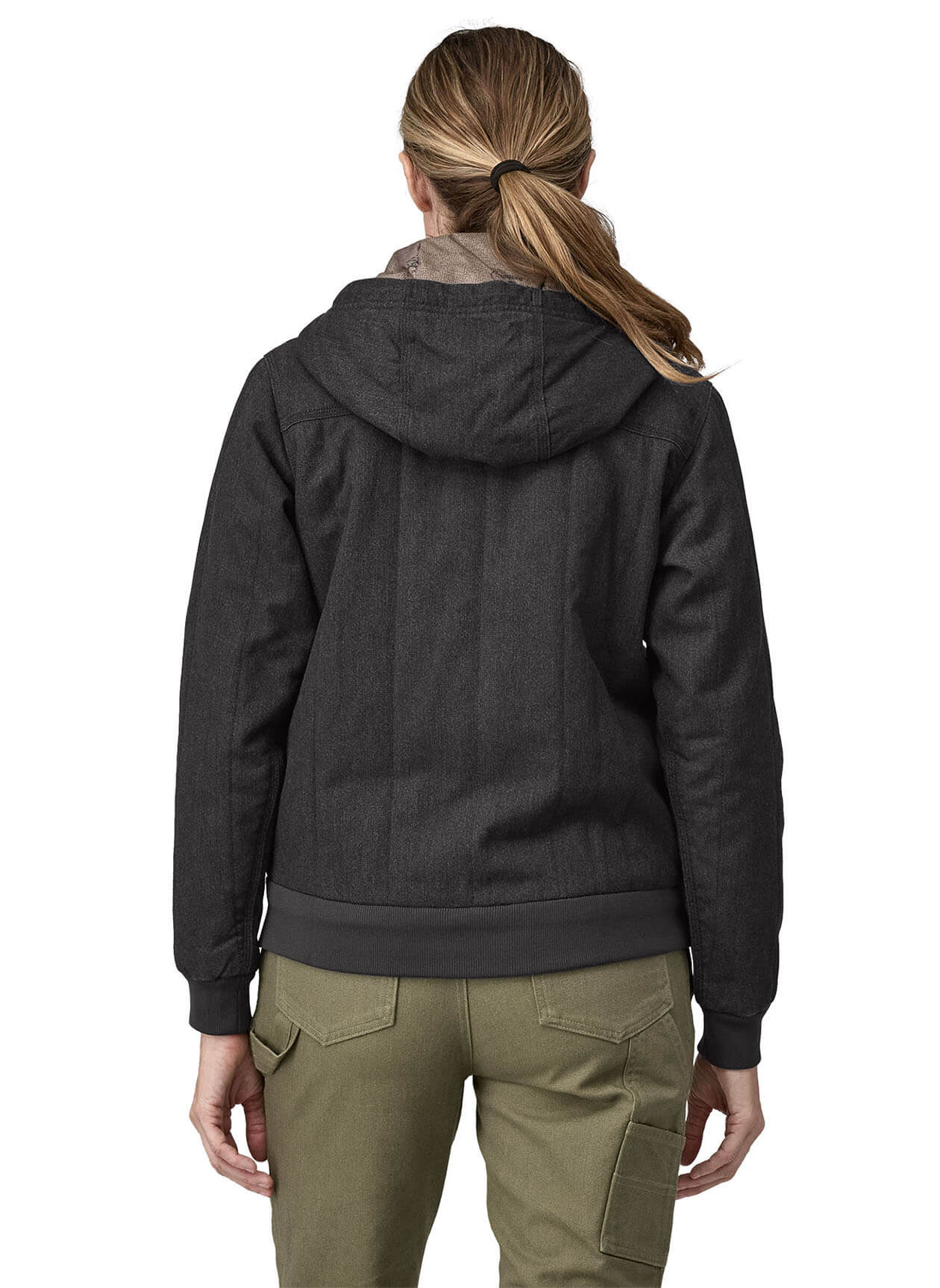 Patagonia Women's All Seasons Bomber Hooded Jacket - Ink Black - LG