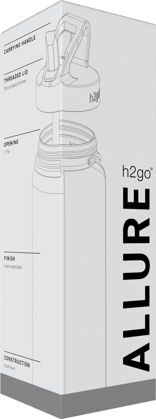 matte black 28 oz h2go allure