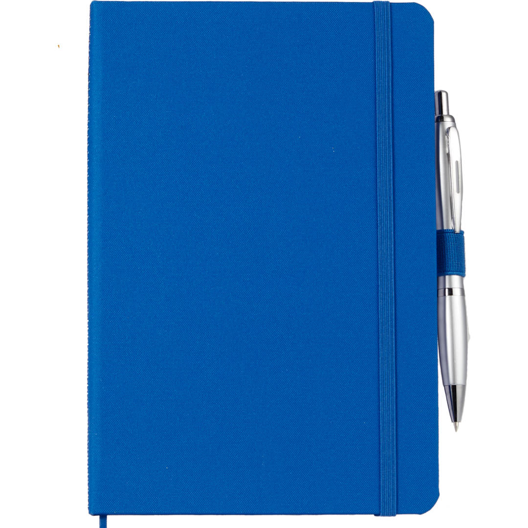 Black FSC® 5.5" x 8.5" Recycled Marine Bound Journal