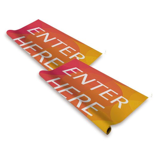 Belt Barrier Sign Holder Graphics