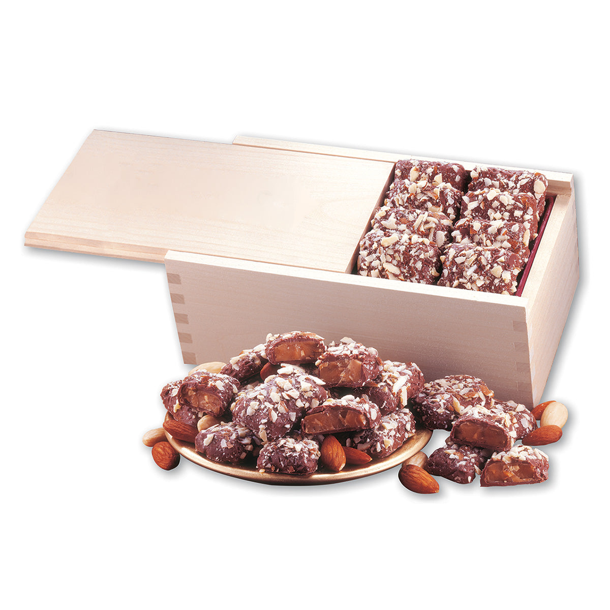 English Butter Toffee in Wooden Collector's Box