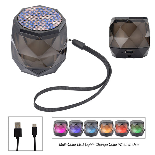 BLACK Octave Light Up Wireless Speaker 2.0