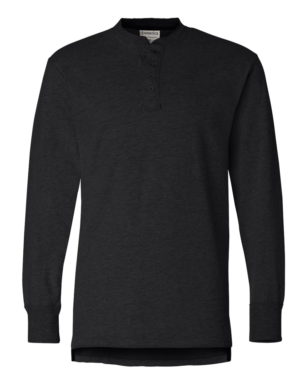 Men's Vintage Brushed Jersey Henley - 8244