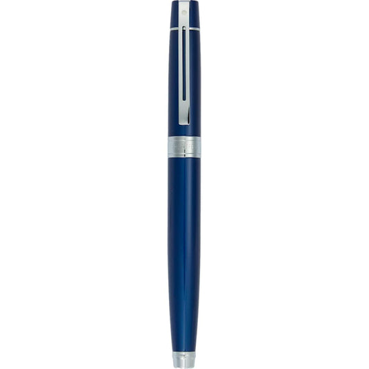 Front View of Black Sheaffer® 300 Glossy Lacquer Roller Ball
