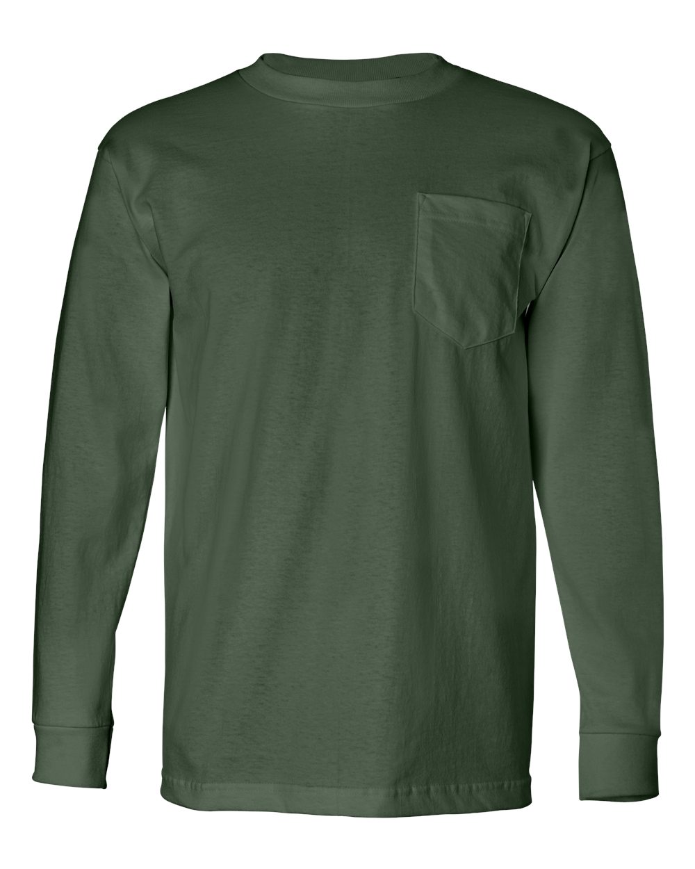 Unisex USA-Made Long Sleeve Pocket T-Shirt - 8100