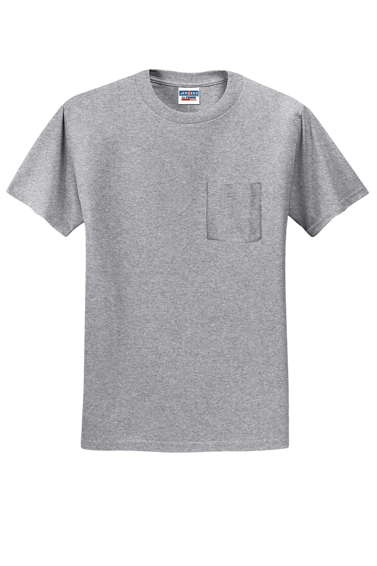 Jerzees - Dri-Power 50/50 Cotton/Poly Pocket T-Shirt. 29MP