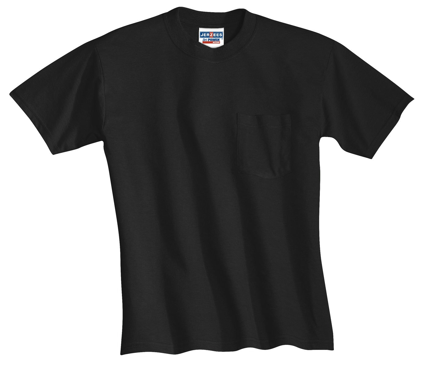 Jerzees - Dri-Power 50/50 Cotton/Poly Pocket T-Shirt. 29MP