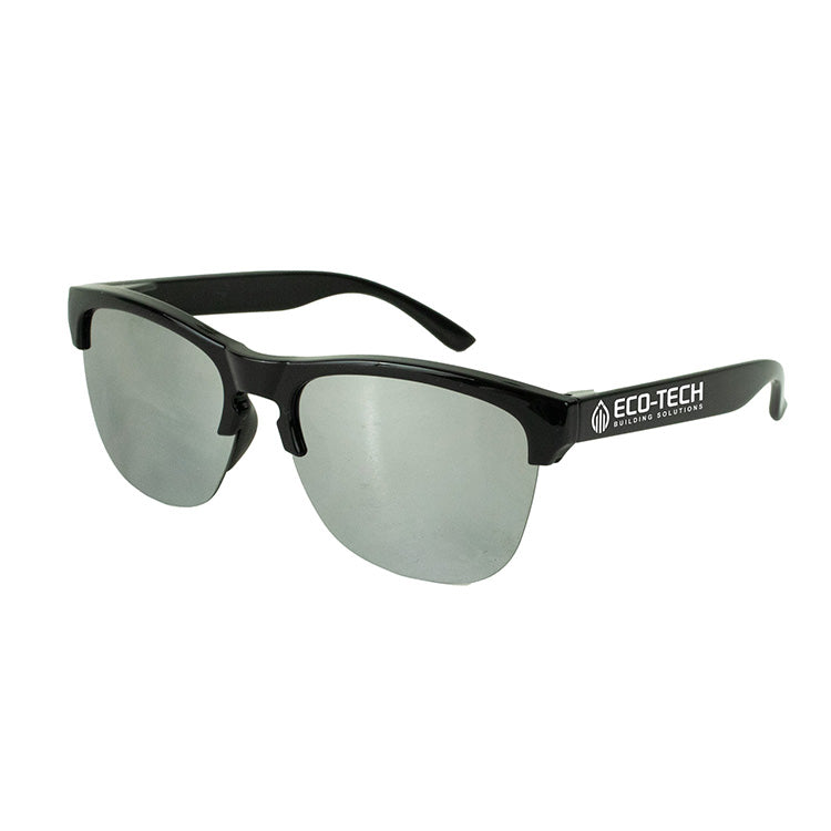 "CAMBRIA" Recycled Half Frame Reflective Sunglasses