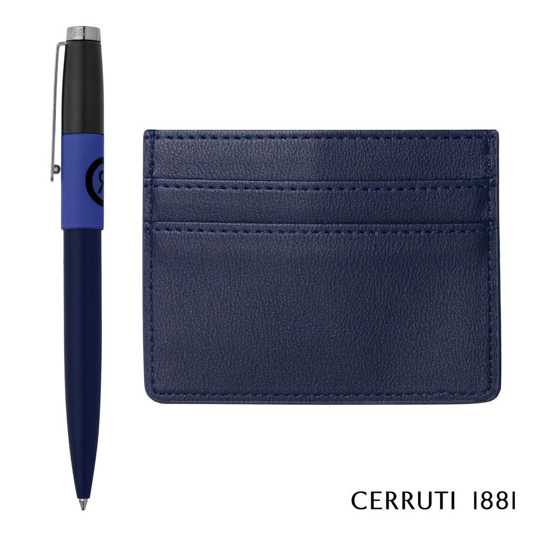 Cerruti 1881® Brick Ballpoint Pen & Card Holder Gift Set