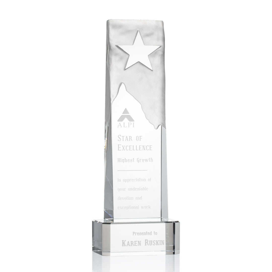 Stapleton Star Award on Base - Clear