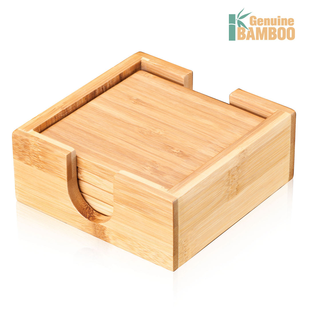 Fairfax Bamboo VividPrint™ Coasters Set - Set of 4