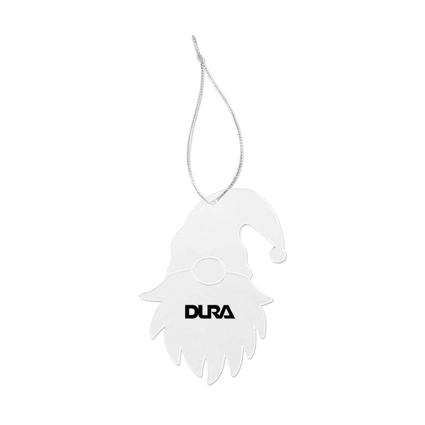 Clear Acrylic Style Gnome Ornament