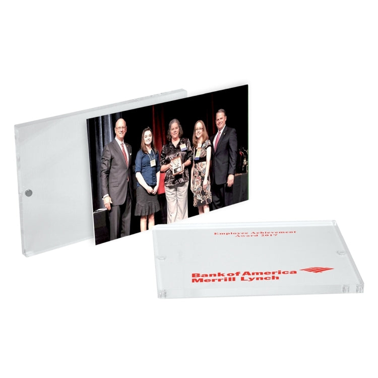 Laser Engraved Acrylic Magnetic Frame (6"x 8"x 3/4")