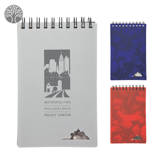 Blue 3-1/2" X 5" Stone Paper Jotter