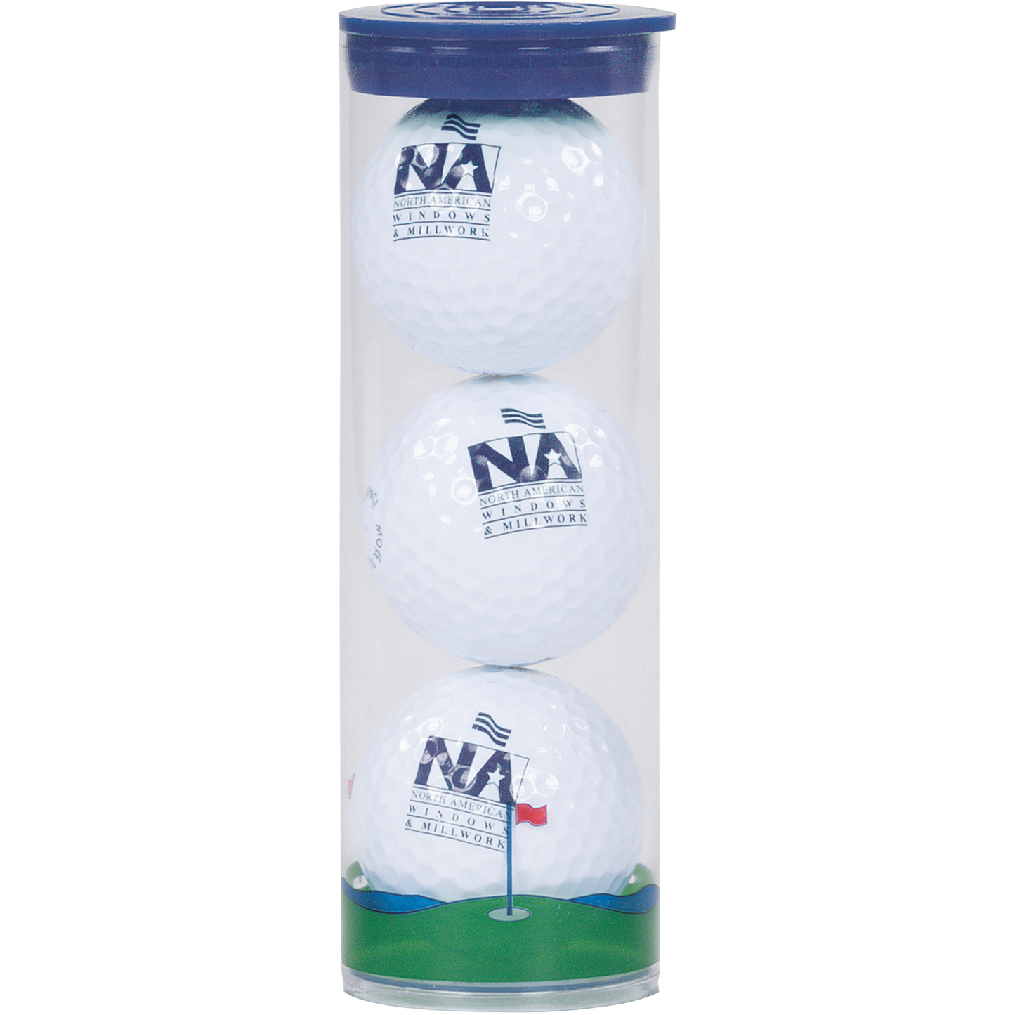 3 Ball Clear Tube with Callaway Golf Balls