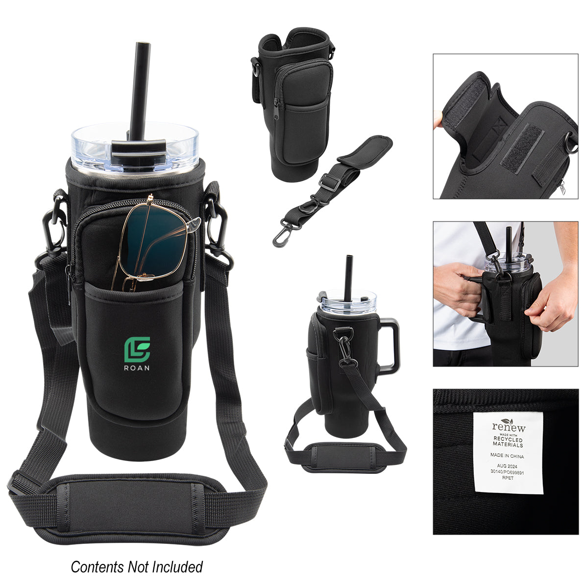 BLACK Intrepid 40 Oz. Tumbler Sling With Pouch