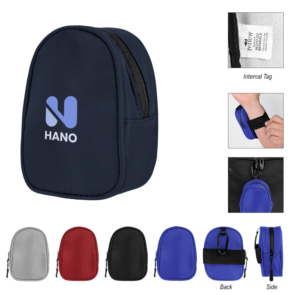 Anywhere rPET Pouch With Carabiner