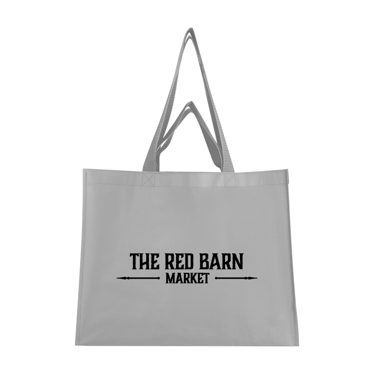 Matte Laminated Recycled Non-Woven Dual Handle Shopper Tote Bag