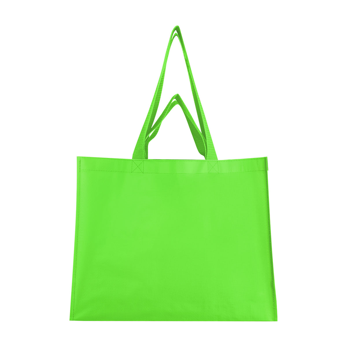 Matte Laminated Recycled Non-Woven Dual Handle Shopper Tote Bag