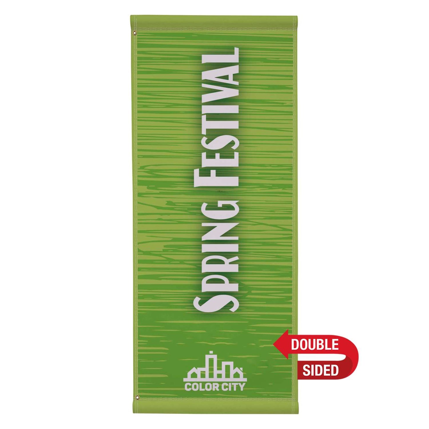 30" x 72" Fabric Boulevard Banner Double-Sided