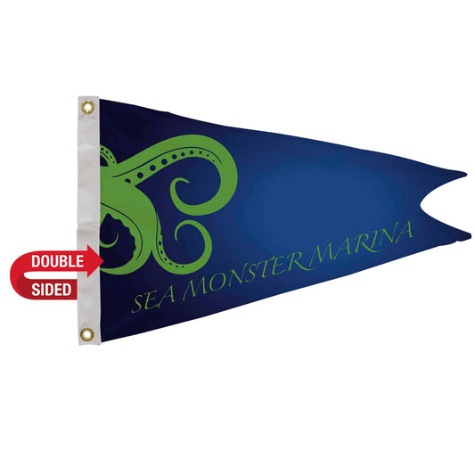 16" x 24" Nylon Burgee Flag Double-Sided