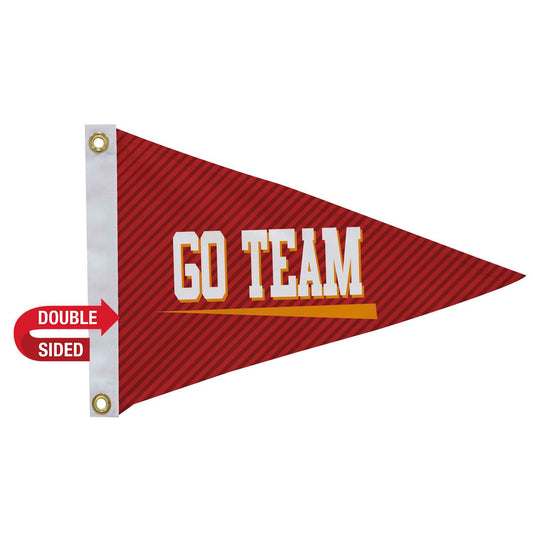 12" x 18" Nylon Pennant Flag Double-Sided