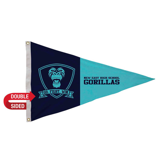 2' x 3' Nylon Pennant Flag Double-Sided