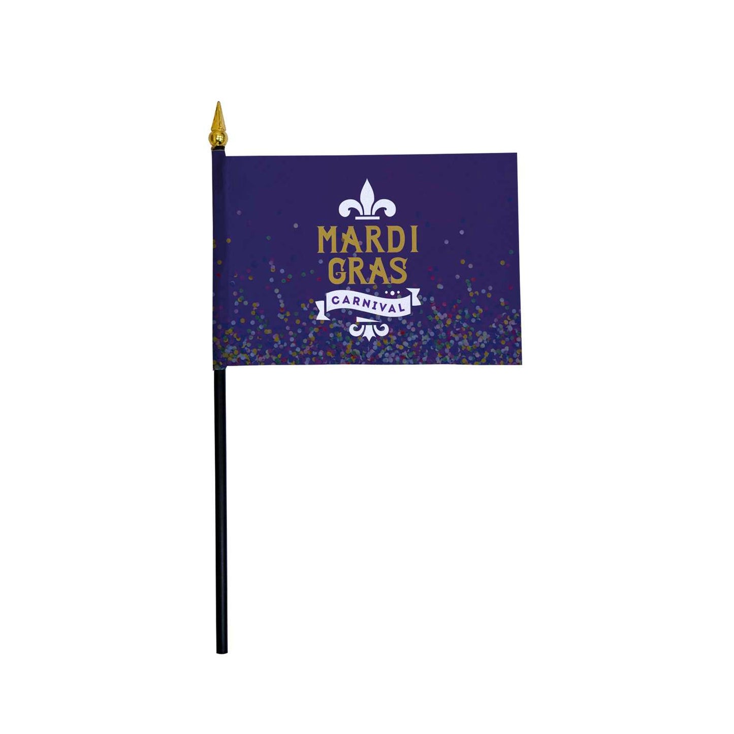 4" x 6" Stick Flag Kits with Spear Tip (Set of 6)