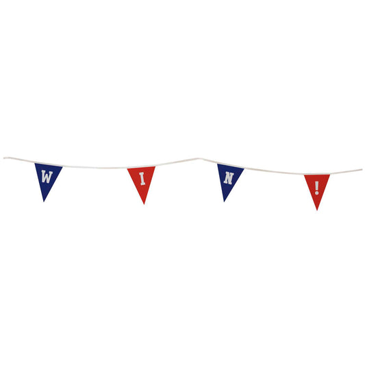 9" x 12" Triangle Pennant String Single-Sided (20')