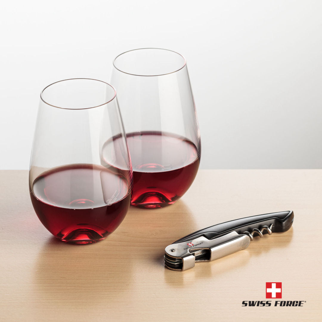 Swiss Force® Opener & Boston Stemless Wine