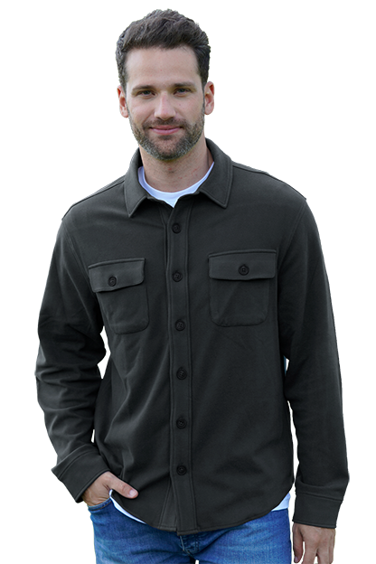 Charcoal Journey Overshirt - S
