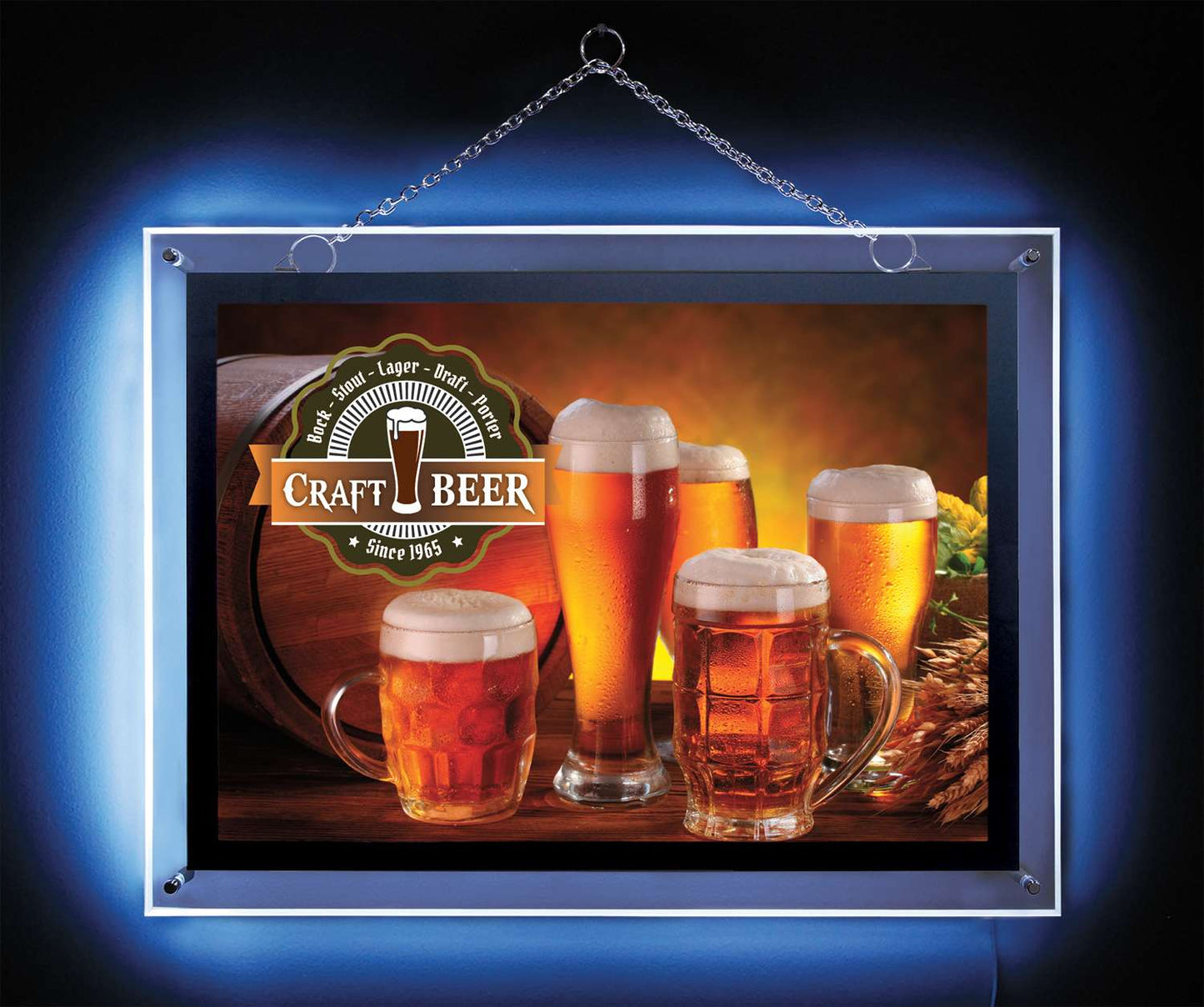 14" x 20" Crystal Edge Display Light Box Kit