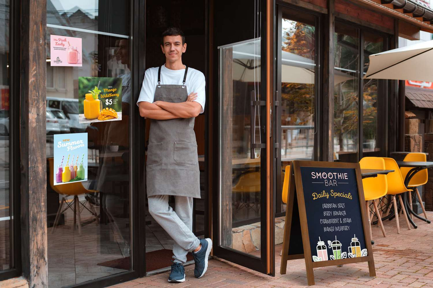 12" x 18" Opaque Window Cling