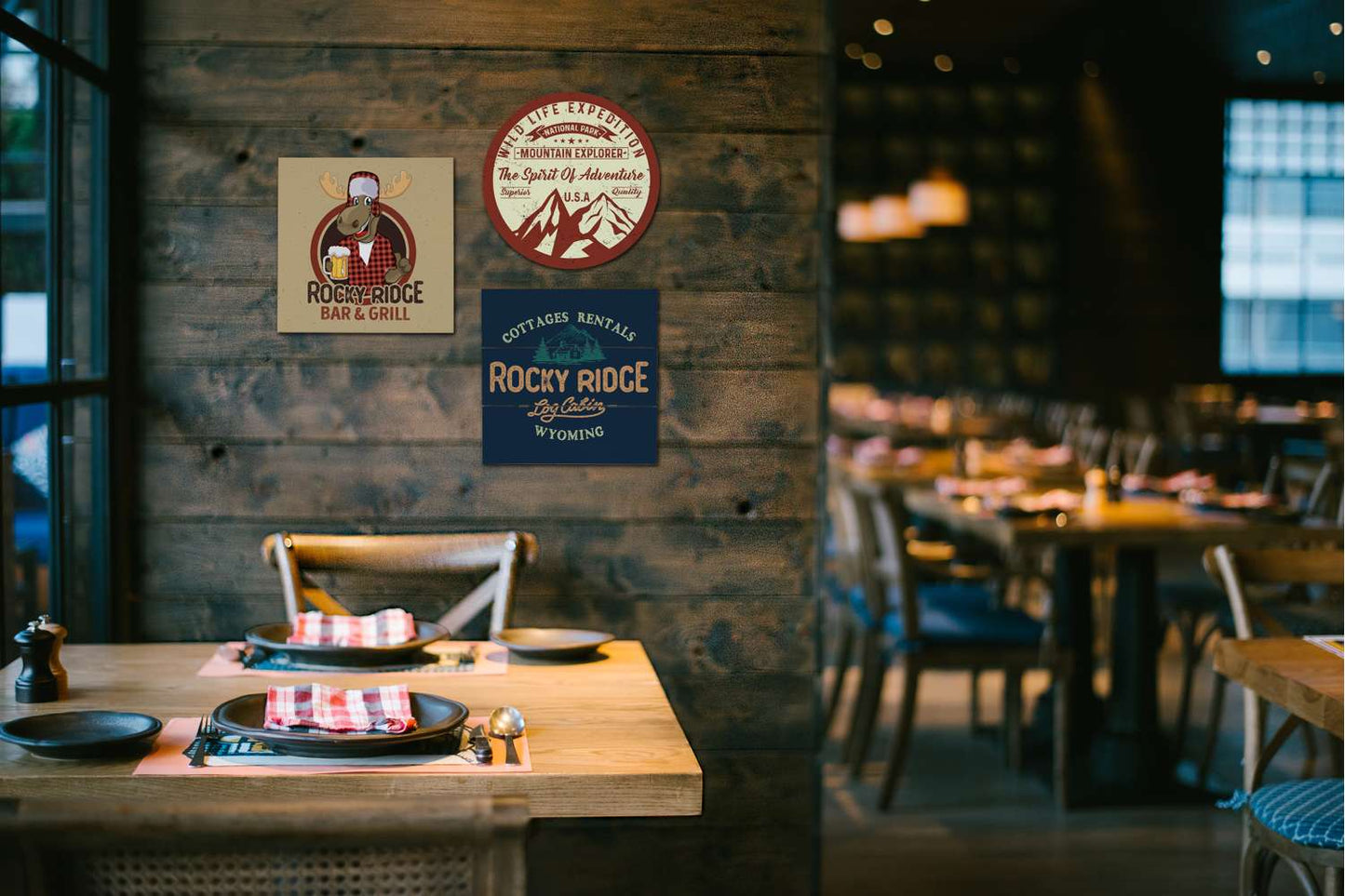 12" Round MDF Wood Print