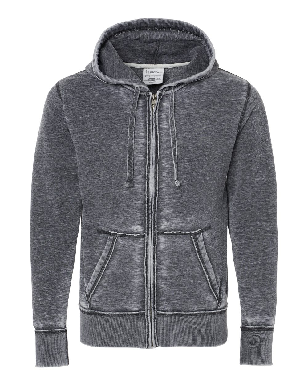 Men's Vintage Zen Fleece Full-Zip Hooded Sweatshirt - 8916