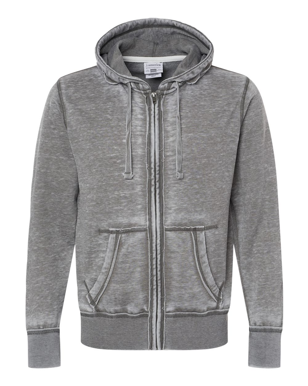 Men's Vintage Zen Fleece Full-Zip Hooded Sweatshirt - 8916