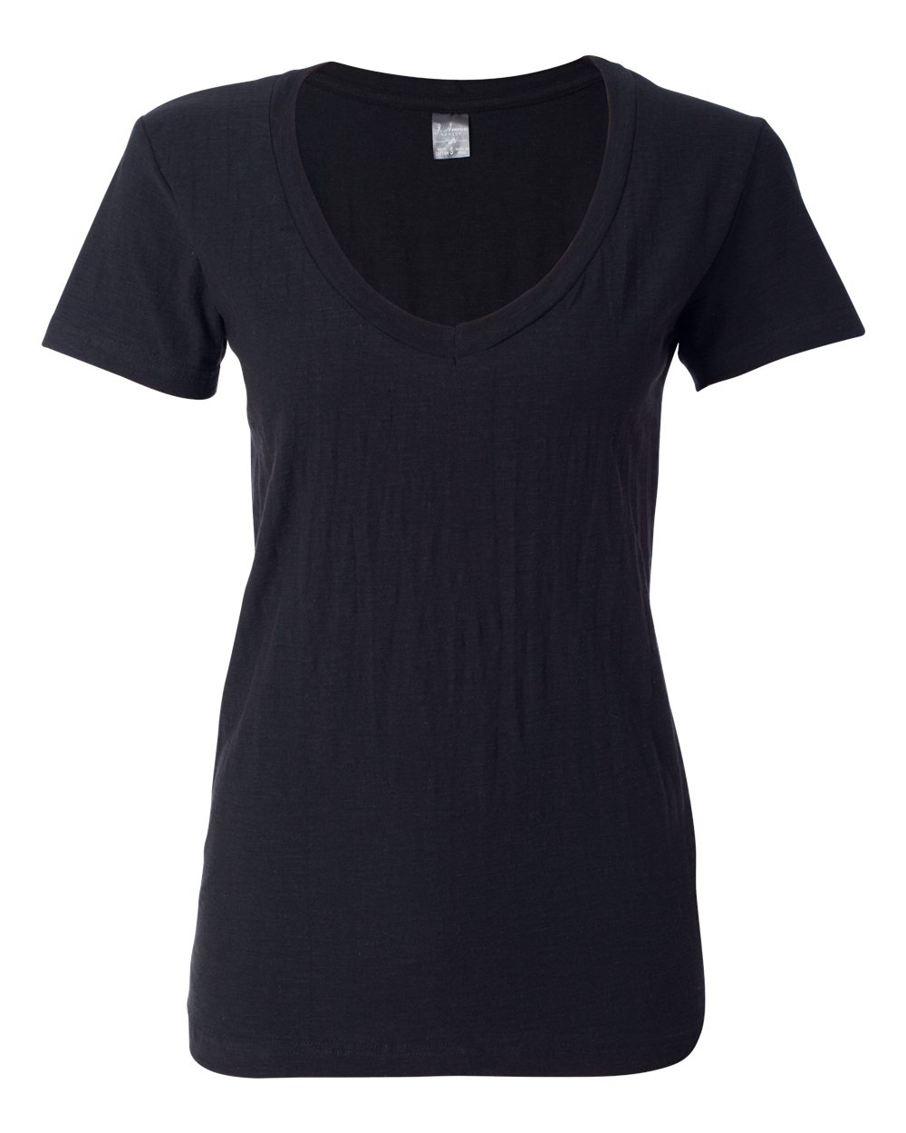 Women's V-Neck Slub T-Shirt - 8169