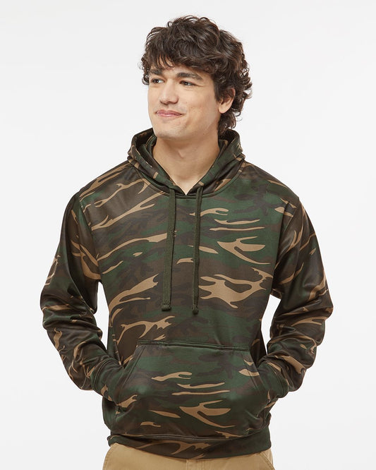 Men's Polyester Tailgate Hooded Sweatshirt - 8615