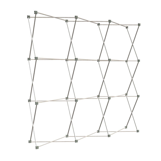 8' Straight Show 'N Rise Floor Display Frame Only