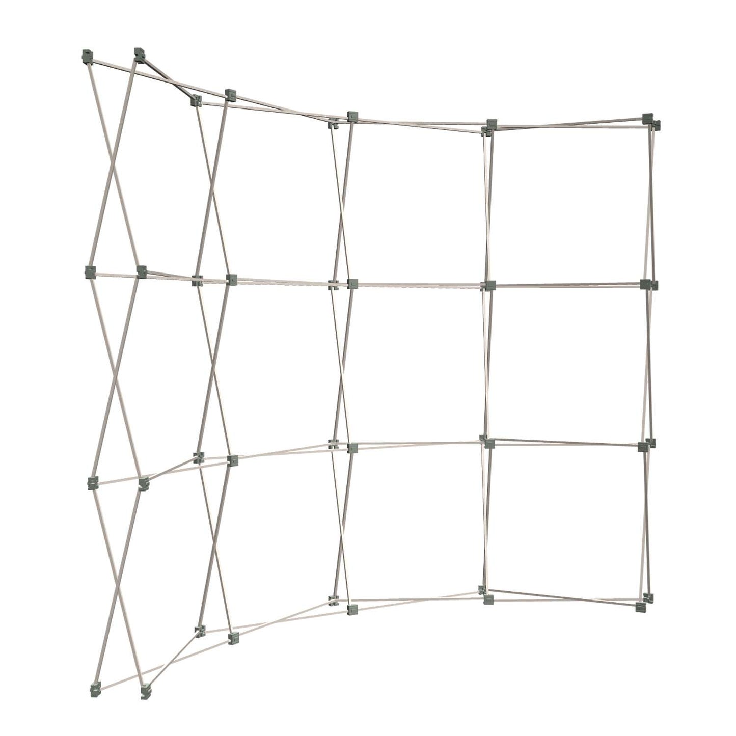 10' Curved Show 'N Rise Floor Display Frame Only