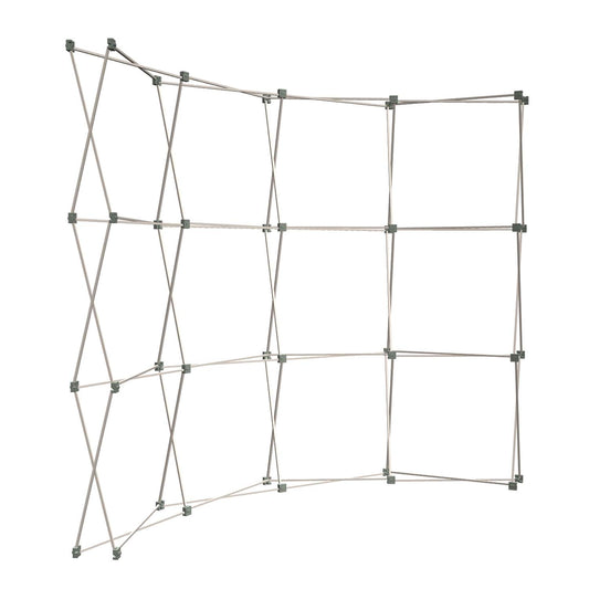 10' Curved Show 'N Rise Floor Display Frame Only