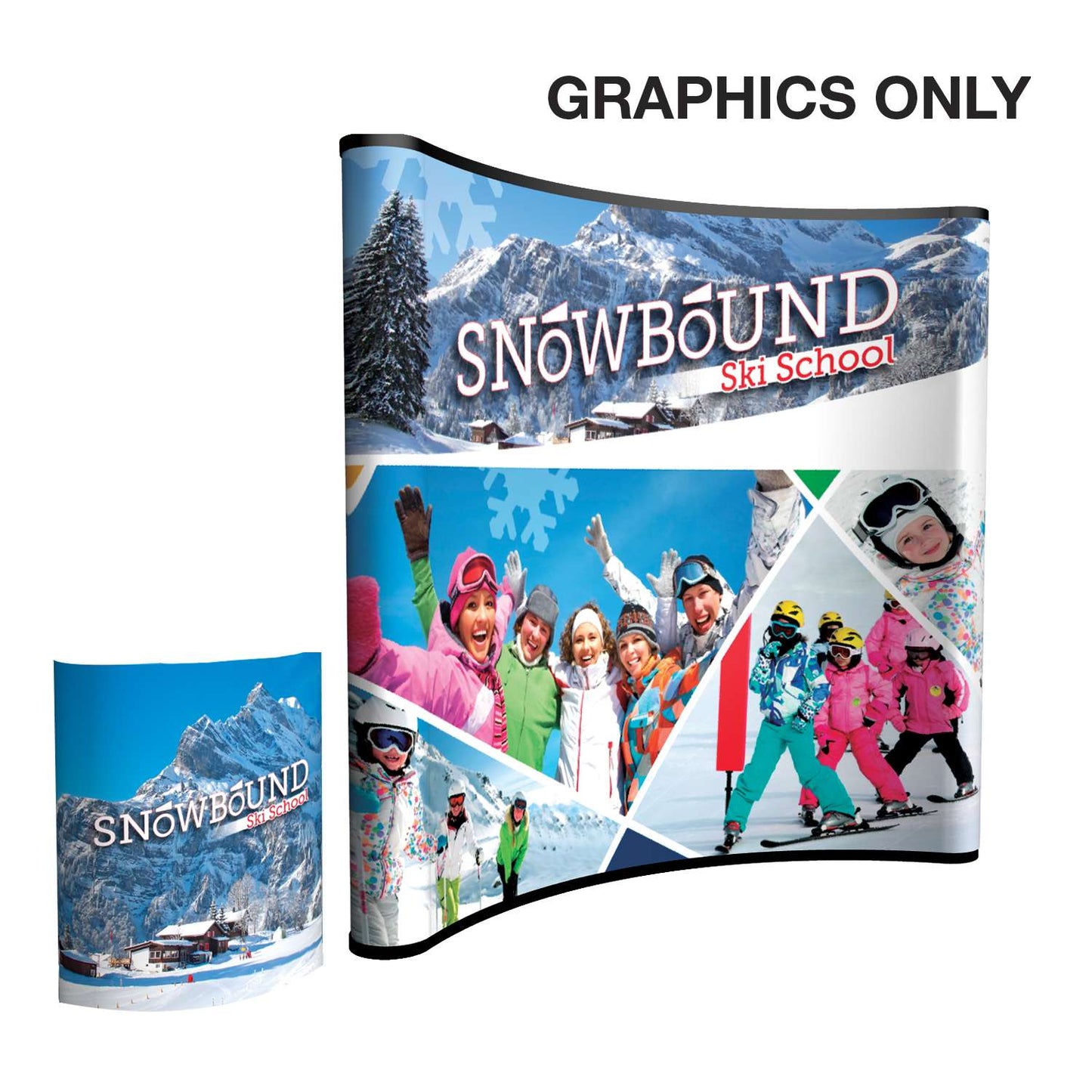 9-Quad Curved InterChange Graphic Panels (Mural)