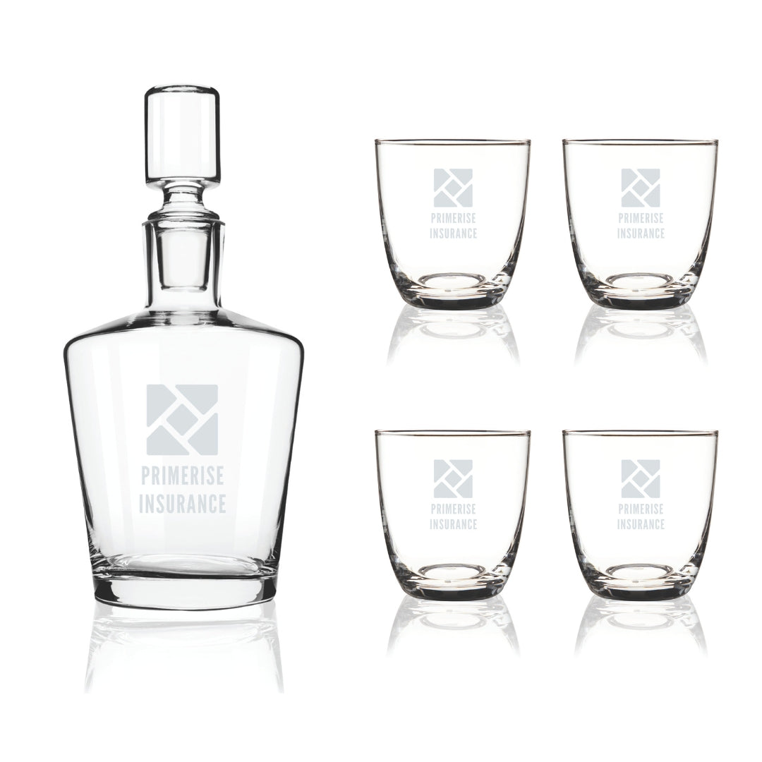 True® Liquor Decanter Gift Set