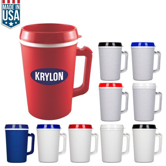 Blue 34 Oz Insulated Mug